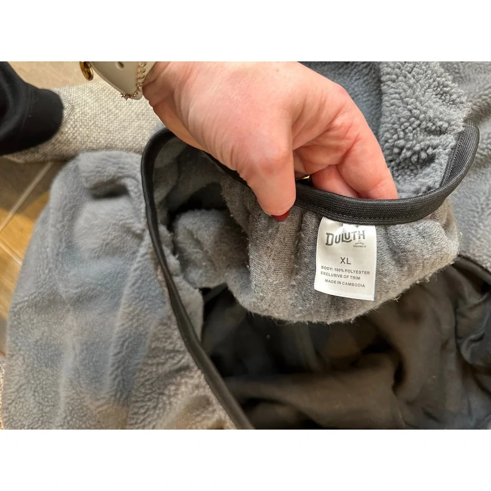 Duluth Trading Co Fleece fitted dog bed‎ cover XL